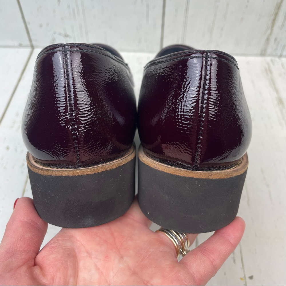 Paul Green Carmel Crinkle Leather Loafers - Picture 15 of 16